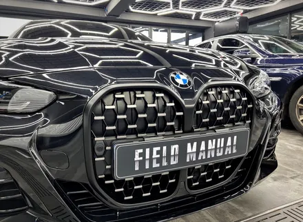 건대랩핑 BMW 4시리즈 그릴 크롬딜리트 부분랩핑 / 강남구 논현동