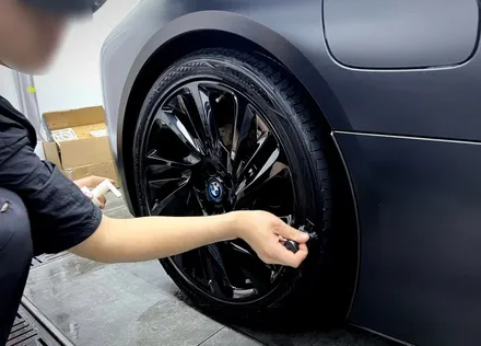 서초랩핑 BMW i8 부분랩핑, 솔라가드 티타늄 썬팅 / 강남구 논현동