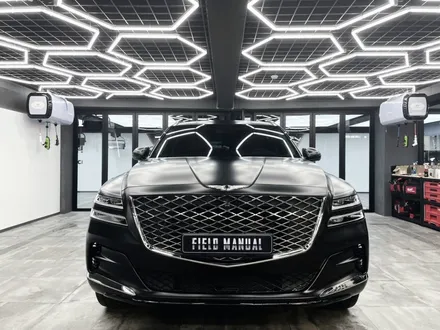 강남랩핑 사틴블랙 제네시스 GV80 랩핑 / 강남구 논현동