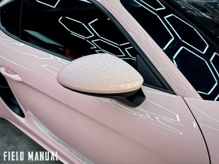 포르쉐 카이맨 GTS 연핑크 랩핑🌸 봄맞이 화사한 사쿠라 컬러와 스타일에디션 데칼 / 강남구 논현동