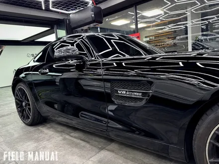 올블랙 벤츠 AMG GT. 전체 블랙PPF + 리어 옐로우 데칼 포인트 / 강남구 논현동