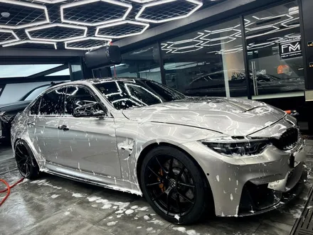 서초랩핑 BMW M3 이노즈텍 메탈릭실버 전체랩핑 / 강남구 논현동