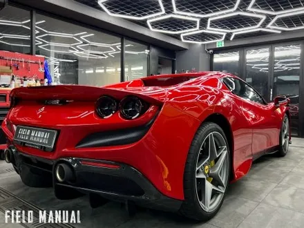 강남 논현동랩핑 페라리 F8 스파이더 화이트 전체랩핑, 라인 데칼 / 강남구 논현동