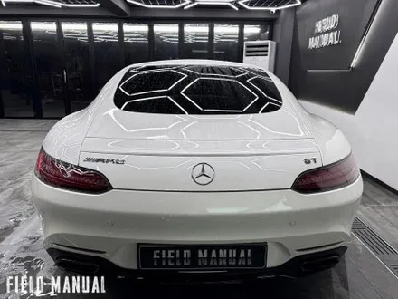 올블랙 벤츠 AMG GT. 전체 블랙PPF + 리어 옐로우 데칼 포인트 / 강남구 논현동