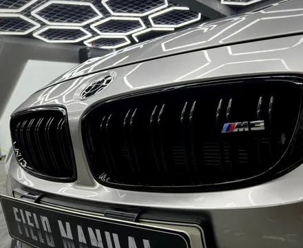 서초랩핑 BMW M3 이노즈텍 메탈릭실버 전체랩핑 / 강남구 논현동