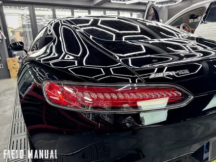 올블랙 벤츠 AMG GT. 전체 블랙PPF + 리어 옐로우 데칼 포인트 / 강남구 논현동