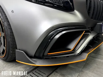 벤츠 S63 AMG 텅스텐스틸 컬러PPF, 브라부스 바디킷, 카본PPF, 휠 교체, 엠비언트·실내 가죽교체·은하수 / 강남구 논현동