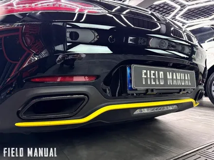 올블랙 벤츠 AMG GT. 전체 블랙PPF + 리어 옐로우 데칼 포인트 / 강남구 논현동