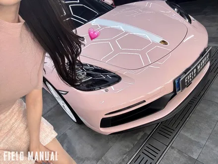 포르쉐 카이맨 GTS 연핑크 랩핑🌸 봄맞이 화사한 사쿠라 컬러와 스타일에디션 데칼 / 강남구 논현동