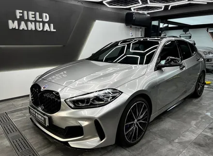 서초랩핑 BMW M135i 이노즈텍 메탈릭실버 전체랩핑 / 강남구 논현동