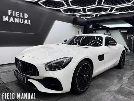 올블랙 벤츠 AMG GT. 전체 블랙PPF + 리어 옐로우 데칼 포인트 / 강남구 논현동