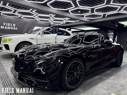 올블랙 벤츠 AMG GT. 전체 블랙PPF + 리어 옐로우 데칼 포인트 / 강남구 논현동