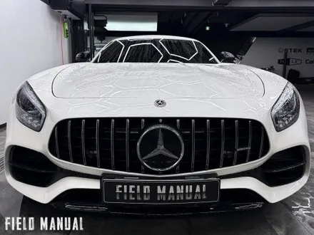 올블랙 벤츠 AMG GT. 전체 블랙PPF + 리어 옐로우 데칼 포인트 / 강남구 논현동