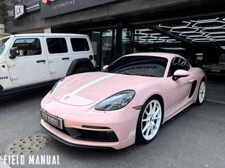 포르쉐 카이맨 GTS 연핑크 랩핑🌸 봄맞이 화사한 사쿠라 컬러와 스타일에디션 데칼 / 강남구 논현동