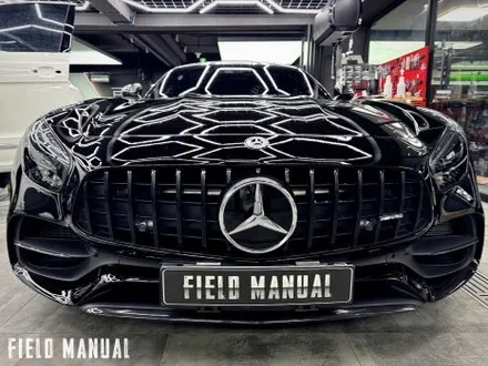 올블랙 벤츠 AMG GT. 전체 블랙PPF + 리어 옐로우 데칼 포인트 / 강남구 논현동