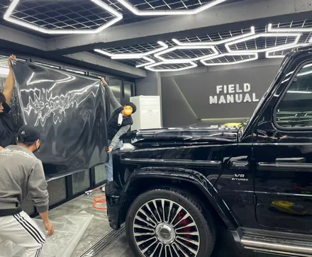 논현동랩핑 벤츠 G63 AMG 이노즈텍 투톤랩핑 / 강남구 논현동