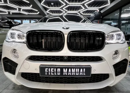 서초랩핑 BMW X6M 사틴블랙 부분랩핑 / 강남구 논현동