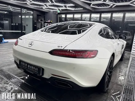 올블랙 벤츠 AMG GT. 전체 블랙PPF + 리어 옐로우 데칼 포인트 / 강남구 논현동