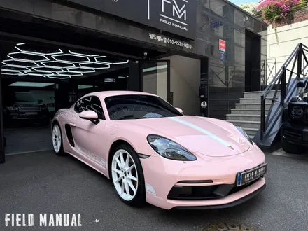 포르쉐 카이맨 GTS 연핑크 랩핑🌸 봄맞이 화사한 사쿠라 컬러와 스타일에디션 데칼 / 강남구 논현동