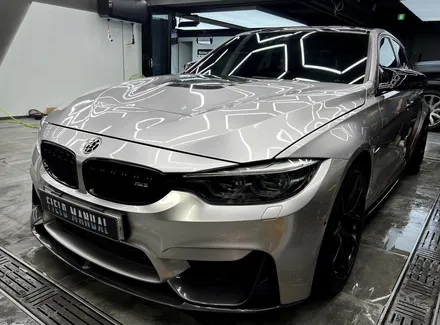서초랩핑 BMW M3 이노즈텍 메탈릭실버 전체랩핑 / 강남구 논현동