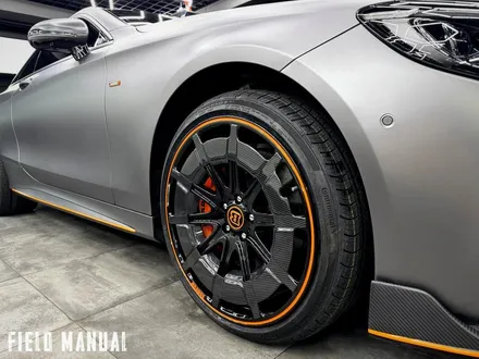 벤츠 S63 AMG 텅스텐스틸 컬러PPF, 브라부스 바디킷, 카본PPF, 휠 교체, 엠비언트·실내 가죽교체·은하수 / 강남구 논현동