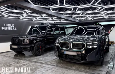 BMW XM 컬러PPF 포인트 시공｜한정판 레이블 레드, 매트그린으로 새롭게 재해석 / 강남구 논현동