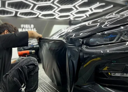 논현동랩핑 BMW 420i 컨버터블 그릴 크롬딜리트 / 강남구 논현동