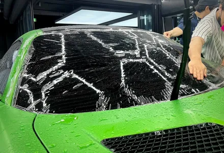 강남 윈드쉴드 벤츠 AMG GTR <STEK 다이노플렉스> / 강남구 논현동