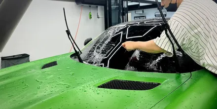 강남 윈드쉴드 벤츠 AMG GTR <STEK 다이노플렉스> / 강남구 논현동