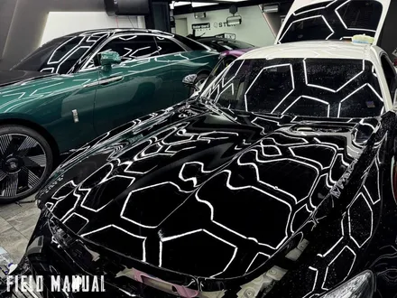 올블랙 벤츠 AMG GT. 전체 블랙PPF + 리어 옐로우 데칼 포인트 / 강남구 논현동