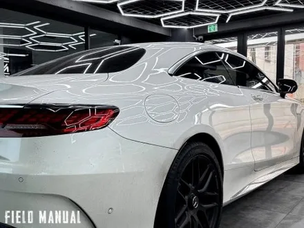 벤츠 S63 AMG 텅스텐스틸 컬러PPF, 브라부스 바디킷, 카본PPF, 휠 교체, 엠비언트·실내 가죽교체·은하수 / 강남구 논현동