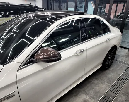 서초PPF 벤츠 E63 AMG 카본 PPF, 블랙 PPF / 강남구 논현동