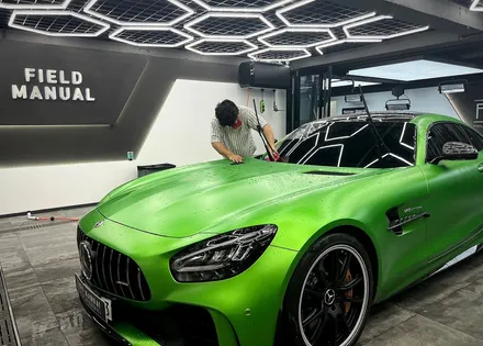 강남 윈드쉴드 벤츠 AMG GTR <STEK 다이노플렉스> / 강남구 논현동