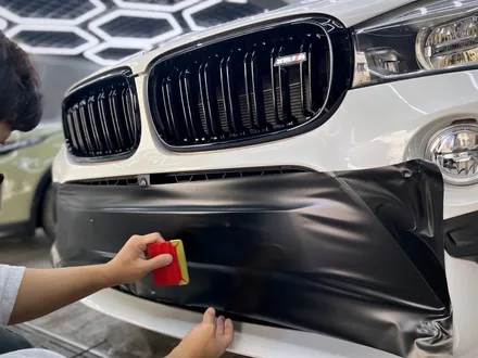 서초랩핑 BMW X6M 사틴블랙 부분랩핑 / 강남구 논현동