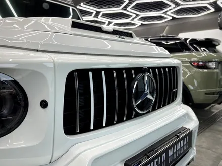 압구정랩핑 벤츠 G63 AMG 브라부스 데칼 랩핑, 라이트PPF, BRABUS 엠블럼 교체 / 강남구 논현동