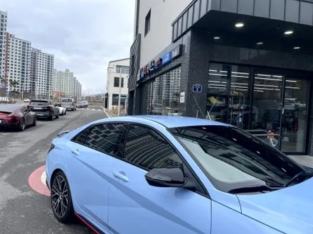울산 아반떼 N 썬팅재시공 보닛 후드 PPF 시공 / 울산 화봉동