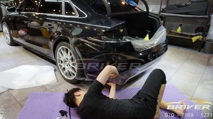 아우디A4 뒷범퍼 전체 PPF는 스크래치 방지에 최고!! / 서울 양천
