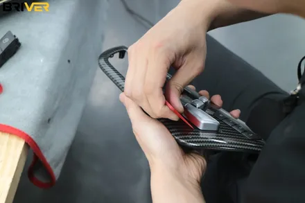 벤츠 SLK 350 실내랩핑으로 리얼카본 어떠세요~?! / 서울 양천구