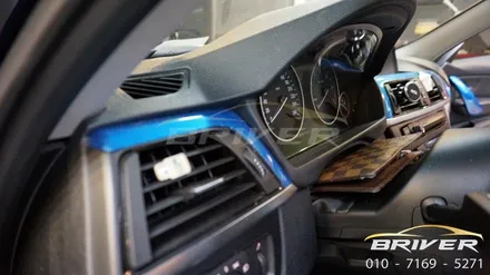 BMW F30 실내랩핑 리얼카본으로 바꾸면?? / 서울 양천
