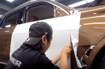 신정동랩핑 브리버에서 BMW X7 전체랩핑 했어요 / 서울 양천구