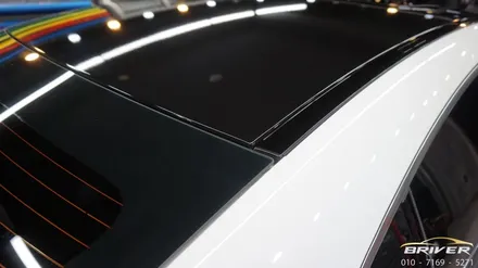 벤츠 CLS 300D 루프스킨 3M 2080 필름 시공 [브리버] / 서울 양천