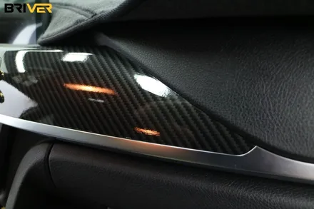 BMW 3시리즈 실내랩핑으로 촌스러운 우드 가리기 / 서울 양천구