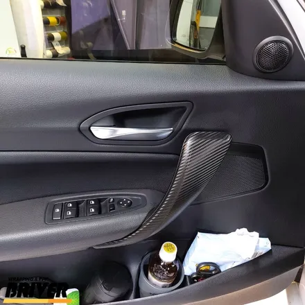 BMW 1시리즈 실내랩핑 핸들과 기아봉까지 완벽하게 연출하기 / 서울 양천