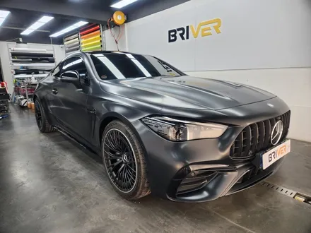 벤츠 AMG CLE53 전체랩핑 유광에서 사틴블랙으로 / 서울 양천
