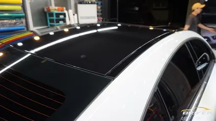 벤츠 CLS 300D 루프스킨 3M 2080 필름 시공 [브리버] / 서울 양천