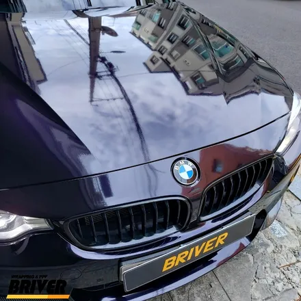 BMW 420D전체랩핑 퍼플인듯 블랙인듯 오묘하게 [브리버] / 서울 양천