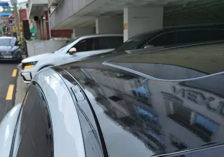 포르쉐파나메라 루프스킨 시공으로 파노라마효과 보기 / 서울 양천구