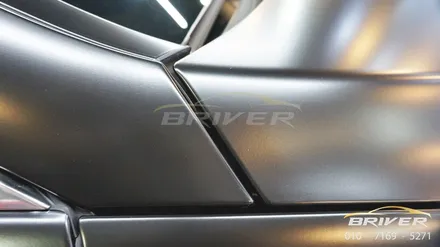벤츠 사틴블랙으로 전체랩핑 시크하게 완성하기 / 서울 양천