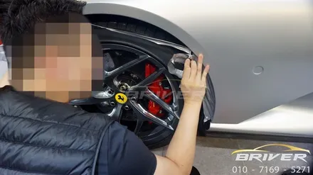 페라리 전체랩핑 은빛 물결로 물들이다!! / 서울 양천