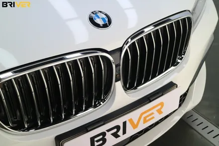BMW G12 7시리즈 전체랩핑 유광화이트로 순정처럼 연출했어요 / 서울 양천구